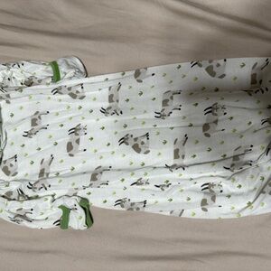 three boutique name brand baby gown all newborn/ 0-3 month (used)